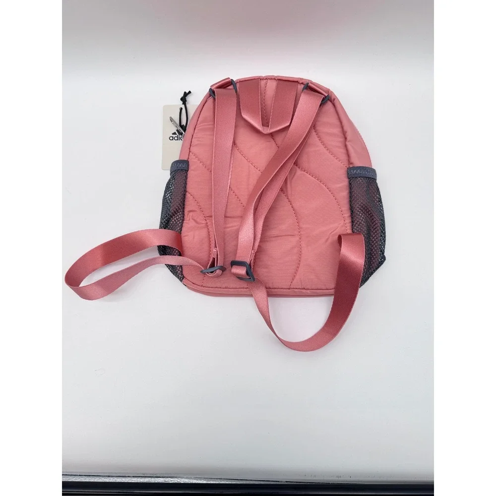 Adidas Linear 3 Mini Backpack Womens OS Wonder Clay Pink Silver Metallic 515698